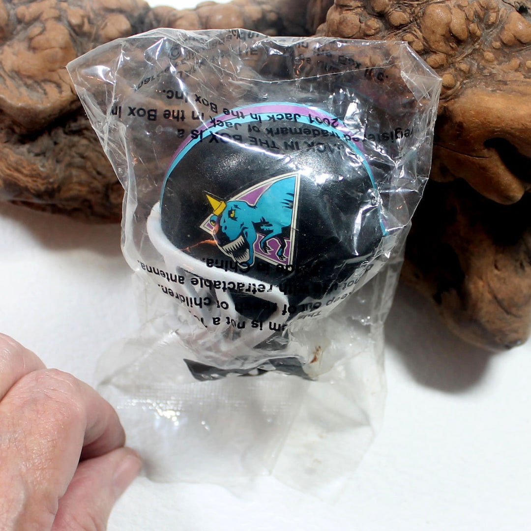 Jack in the Box Antenna Ball, Vintage Jack in the Box Car Ornament