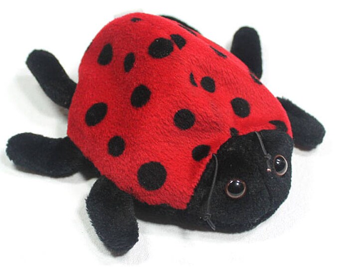 Vintage Bean Bag Toy, Lady Bug Bean Bag, A & A Plush, Inc. Etsy