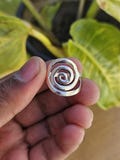 925 Sterling Silver Spiral Ring - Handmade Minimalist Jewelry - Swirl Ring for Women - Easter & Mother’s Day Jewelry -Unique Gift for Her