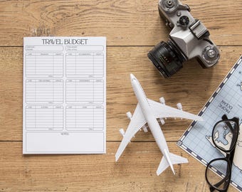 Travel Budget Planner – A5 Printable Expense Tracker | Trip Finance Organizer PDF