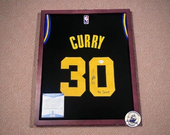 Curry #30 Signed GSW Jersey with Beckett COA - With/without Frame