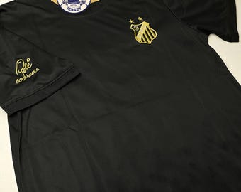 Zwarte Santos Pelé #10-trui