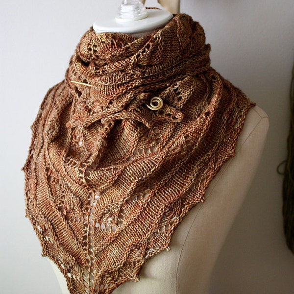 Knitting Pattern / Joyeux Lace Shawlette / DIY Shawl Tutorial / PDF Digital Download