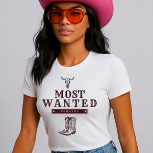 カウボーイ・カーター・ツアーTシャツ、モスト・ウォンテッド、カントリー・ラバーズ、ロデオ、ウエスタン・イベント、バチェロレッテTシャツ