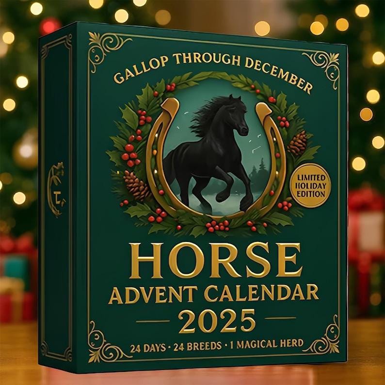 Calendrier De L'Avent Chevaux 2024 - 24 Figurines Uniques | Décoration Noël Pour Amateurs D'Équitation - 7