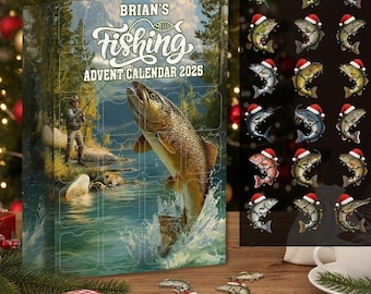 Calendrier De L'Avent 2025 Pour Homme – 24 Appâts De Pêche De Qualité Supérieure, Cadeau Surprise Idéal Pour Les Pêcheurs, Les Pères, Les Grands-pères, Les Frères, Les Amis, Les Enfants