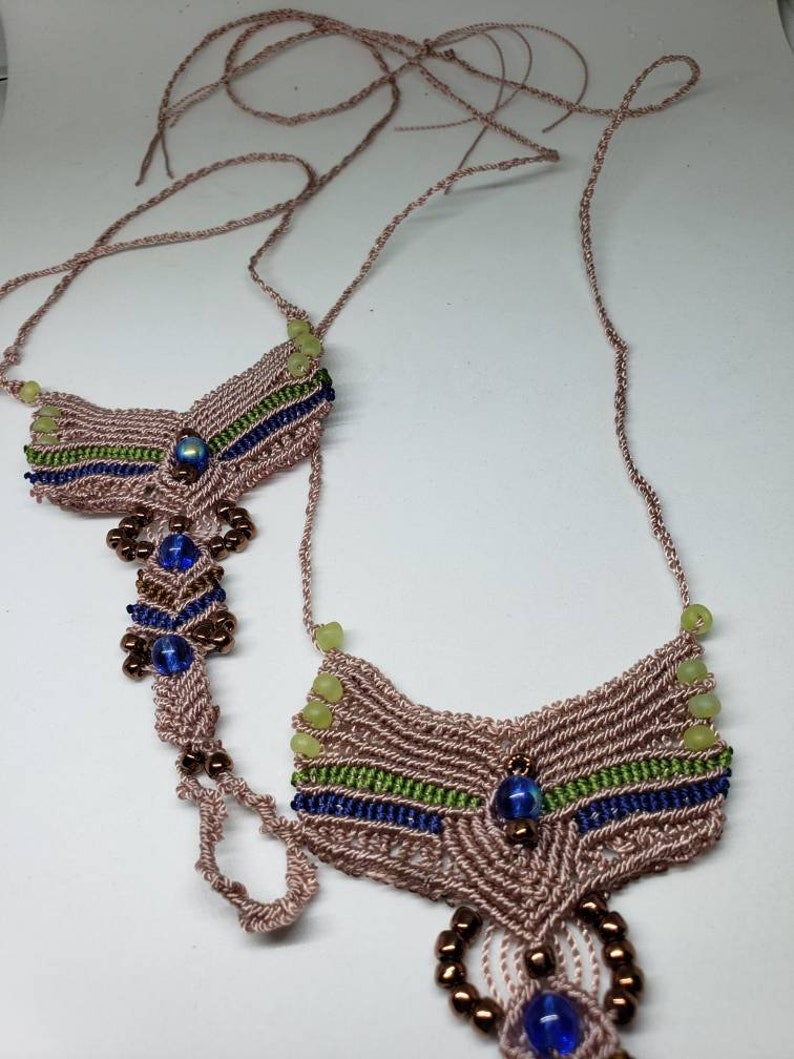 macrame barefoot sandals