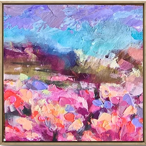 Abstrakte Landschaft 10×10 cm Imagem #7