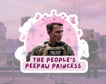 Shawn Hatosy Funny Peepaw Princess Meme Doctor Abbot Sticker