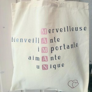 Mom Gift Tote Bag Customizable Mom Gifts Mom Birthday Gift Bag Mother&#39;s Day Gift Tote Bag Personalized Grandma Gift