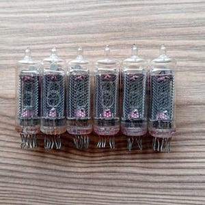 1 - 6 X IN-16 Russische Nixie Röhren. Gebraucht. 100% getestet.