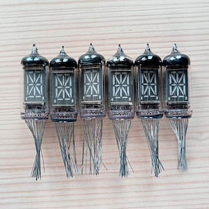 6 X IV-17 VFD Nixie Tubes 100% Tested Vintage NEW