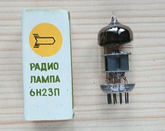 1 x 6N23P (ECC88 6922 6DJ8) Tubo de vacío Voskhod (Rockets) NOS NIB 90'