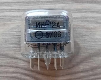 1 - 6 X IN-12A Soviet Nixie Tubes. NEW. 100% Tested.