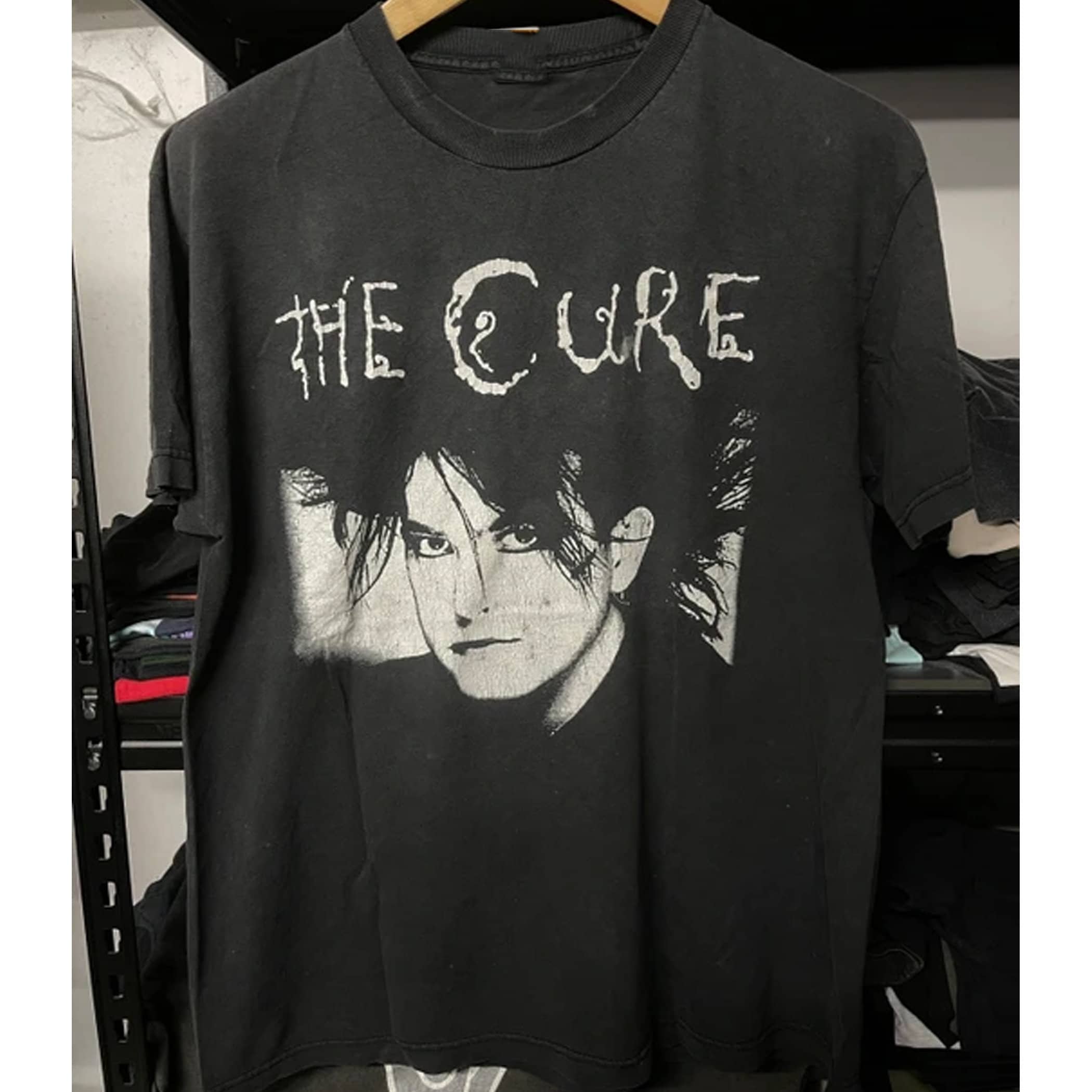 Discover The Cure shirt, vintage the cure 90s promotion shirt