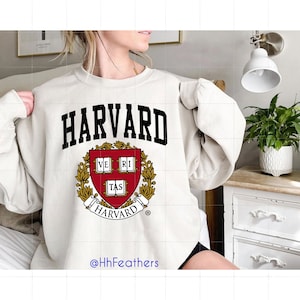 harvard mock neck pullover sweatshirt