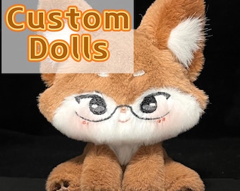 Custom Fursuit Doll ,Furry Plush Commission,Anime Doll Customization,OC Doll CustomizationAnimal Shaped Doll Customization