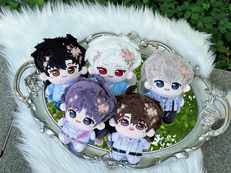 Love and Deepspace 10cm Plush -Chibi Sylus plush,Xavier,Zayne,Rafayel,Caleb-Gift For Love and Deepspace Lover image 2