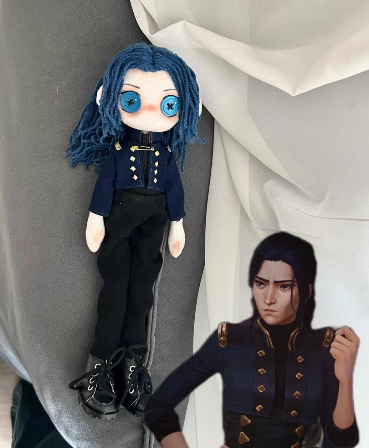 Button eye doll - Etsy 日本
