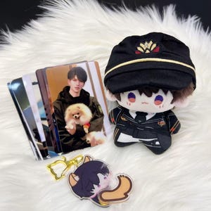 Love and Deep space Caleb 10cm plush ,Chibi Caleb plushie Theme Box,Caleb Farspace Fleet Colonel,Gift For Love and Deepspace Lover