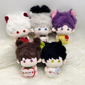 Love and Deep space Caleb 10cm plush,Chibi Sylus plush,Xavier,Zayne,Rafayel,Caleb-Gift For Love and Deepspace Love，Theme Box