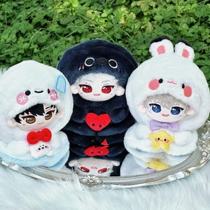 Love and Deepspace 10cm Plüsch Themenbox - Chibi Sylus Plüsch, Xavier, Zayne, Rafayel, Caleb - Geschenk für Love and Deepspace Liebhaber