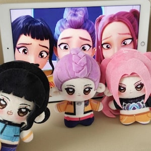 Kpop Demon Hunters- 10cm Plush, Demon Hunters Fan Doll- Rumi,Mira,Zoey Plush