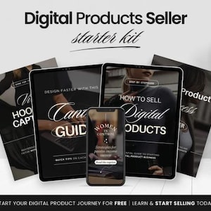 Digital Product Seller Starter Kit – PLR + MRR Bundle for Passive Income, Etsy & Online Business