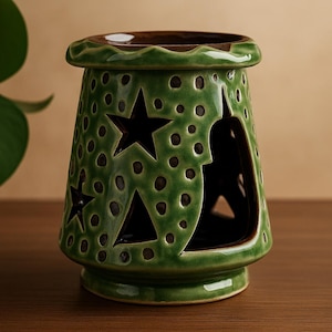 Home decoration, zen relaxation gift, spiritual home atmosphere, decorative aromatherapy, tea light burner