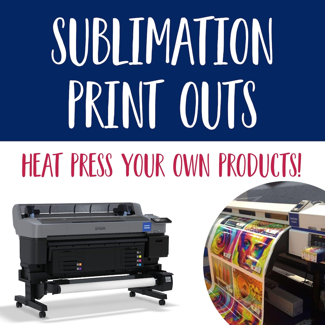 Custom Sublimation Heat Transfer Print - FAST DISPATCH! Established ...
