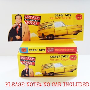 CORGI TOYS - 'Only Fools & Horses' - Reliant Regal Van - Display box and tray only. (No model car included)