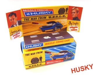 Husky - MAN FROM UNCLE - Piranha - Custom display box and tray only.