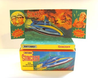 MATCHBOX - STINGRAY Submarine - Superb custom display box and tray ONLY.