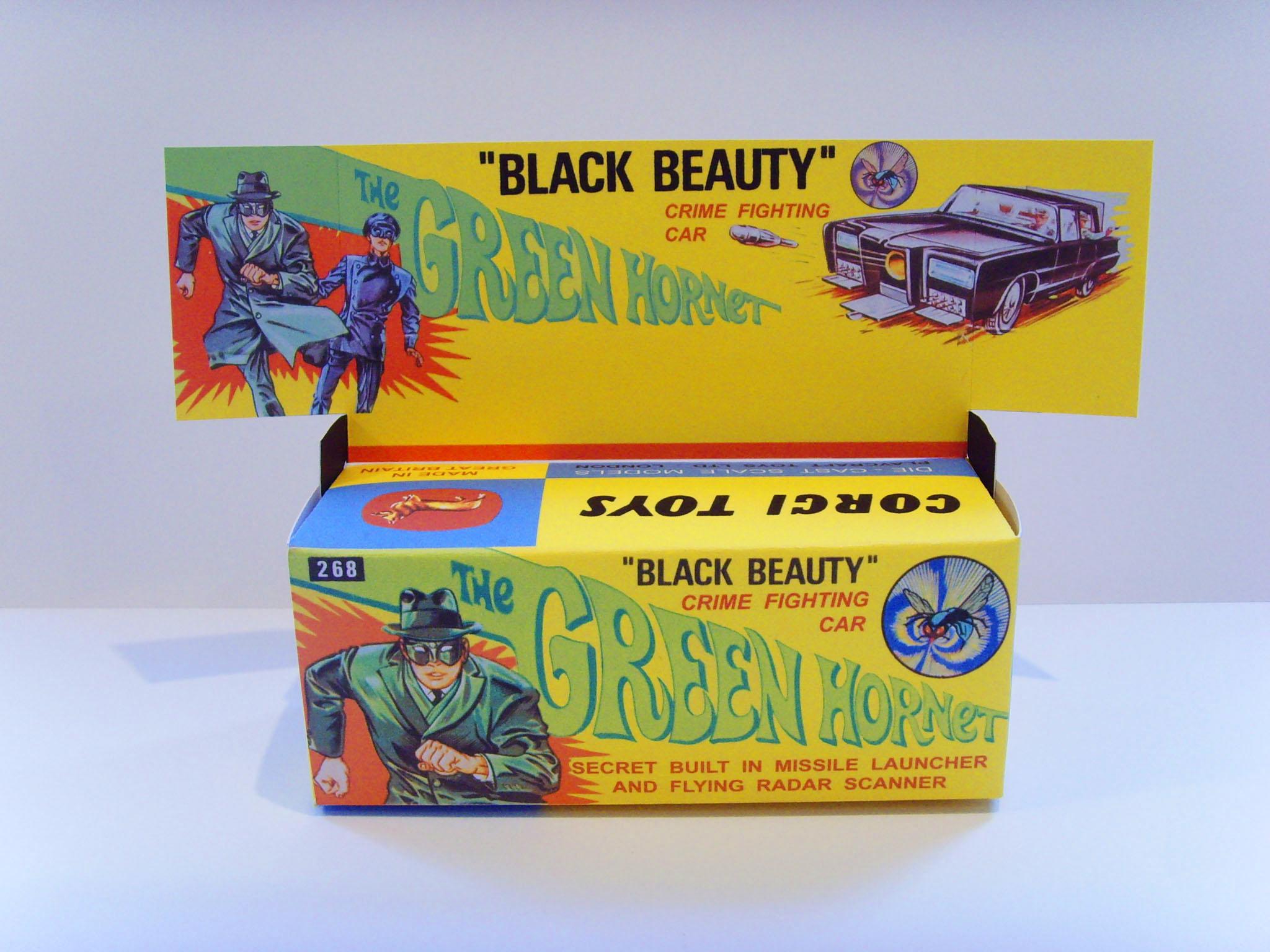 CORGI No.268 - GREEN HORNET - Black Beauty Custom Box and Display