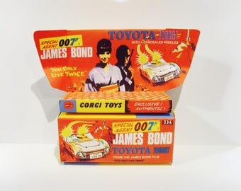 CORGI. No.336. JAMES BOND - Toyota 2000GT. Repro box and tray only.