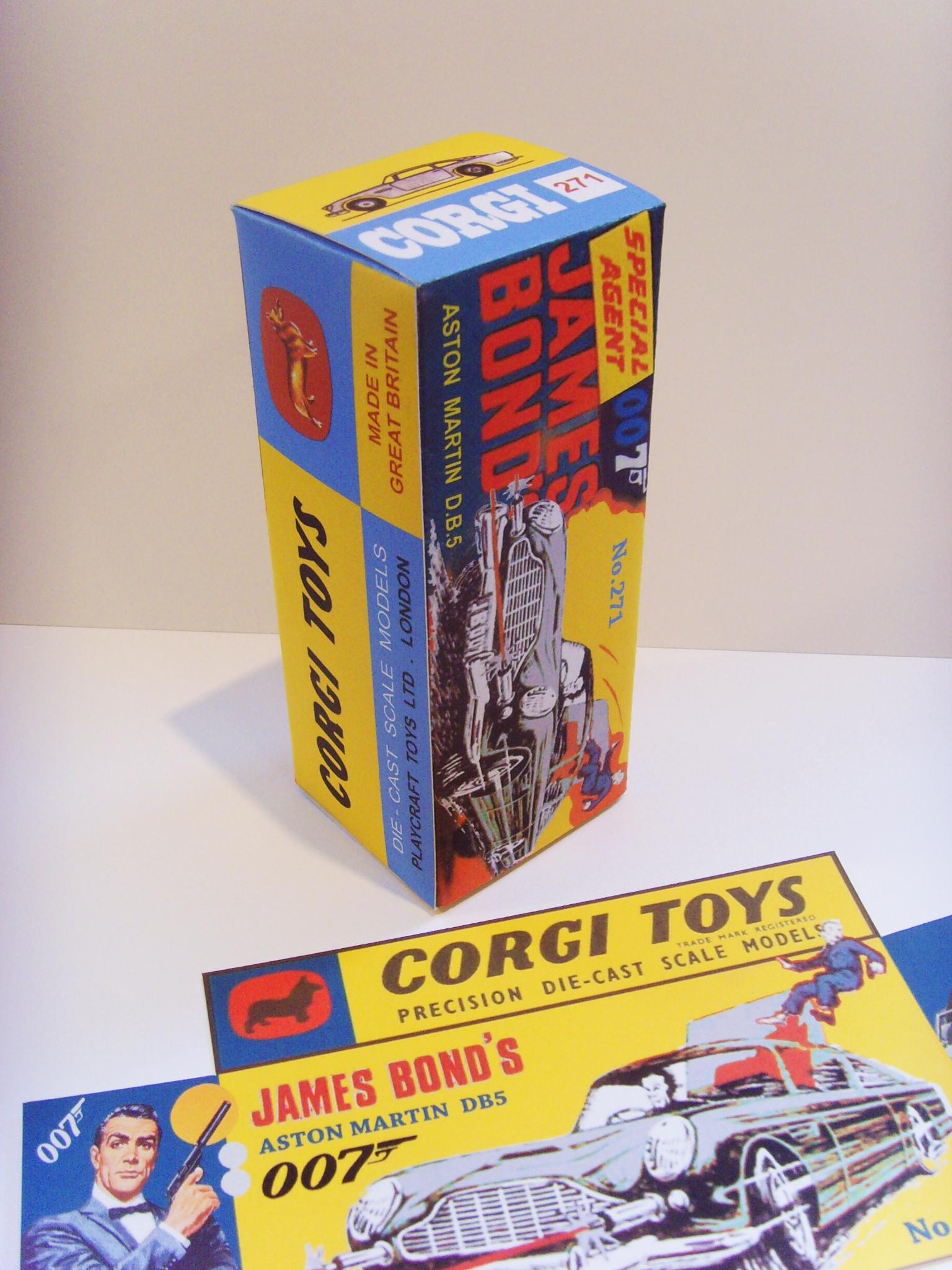 CORGI TOYS #271 James Bond Aston Martin Boxed £0.99 - PicClick UK