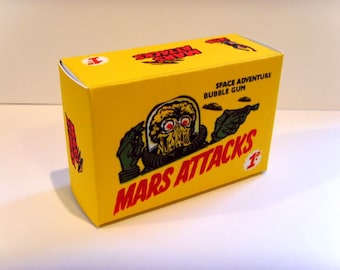 MARS ATTACKS! - A&BC (Bubbles Inc) Custom picture/ gum cards display box
