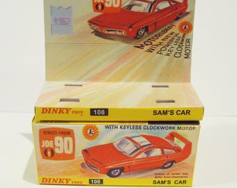 DINKY TOYS No.108 - Sam's Car- JOE 90 Custom display box and tray only