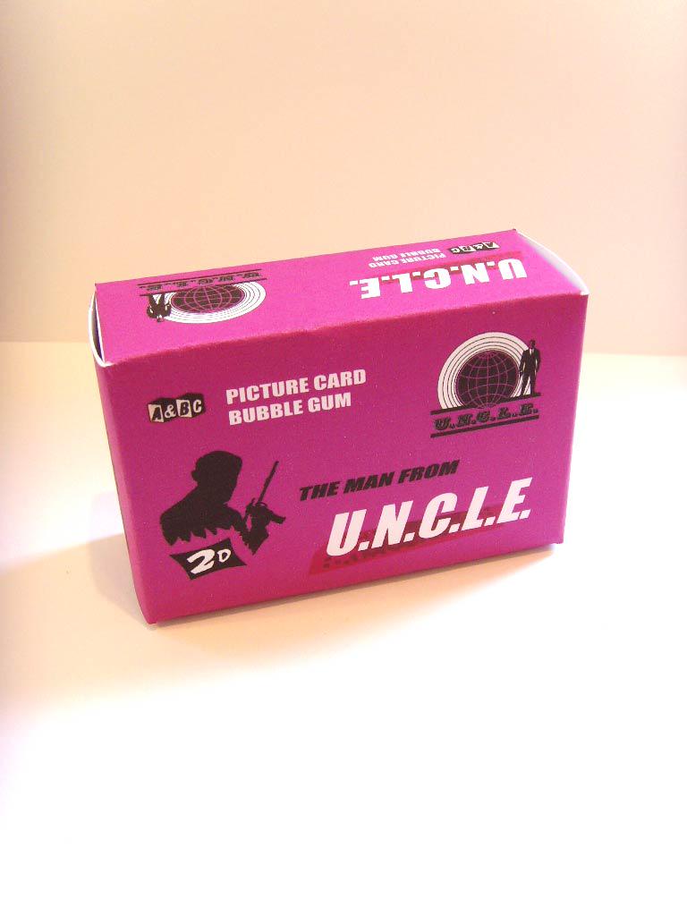 MAN FROM UNCLE - A&bc - Superb custom picture/ gum cards display box