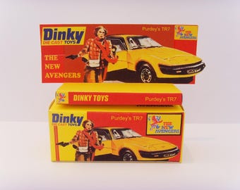 DINKY No.112 - 'NEW AVENGERS' - Purdey's TR7. Display box & tray only.