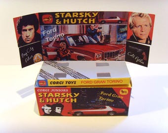 CORGI JUNIORS. Starsky & Hutch - Superb display / reproduction box/ tray only