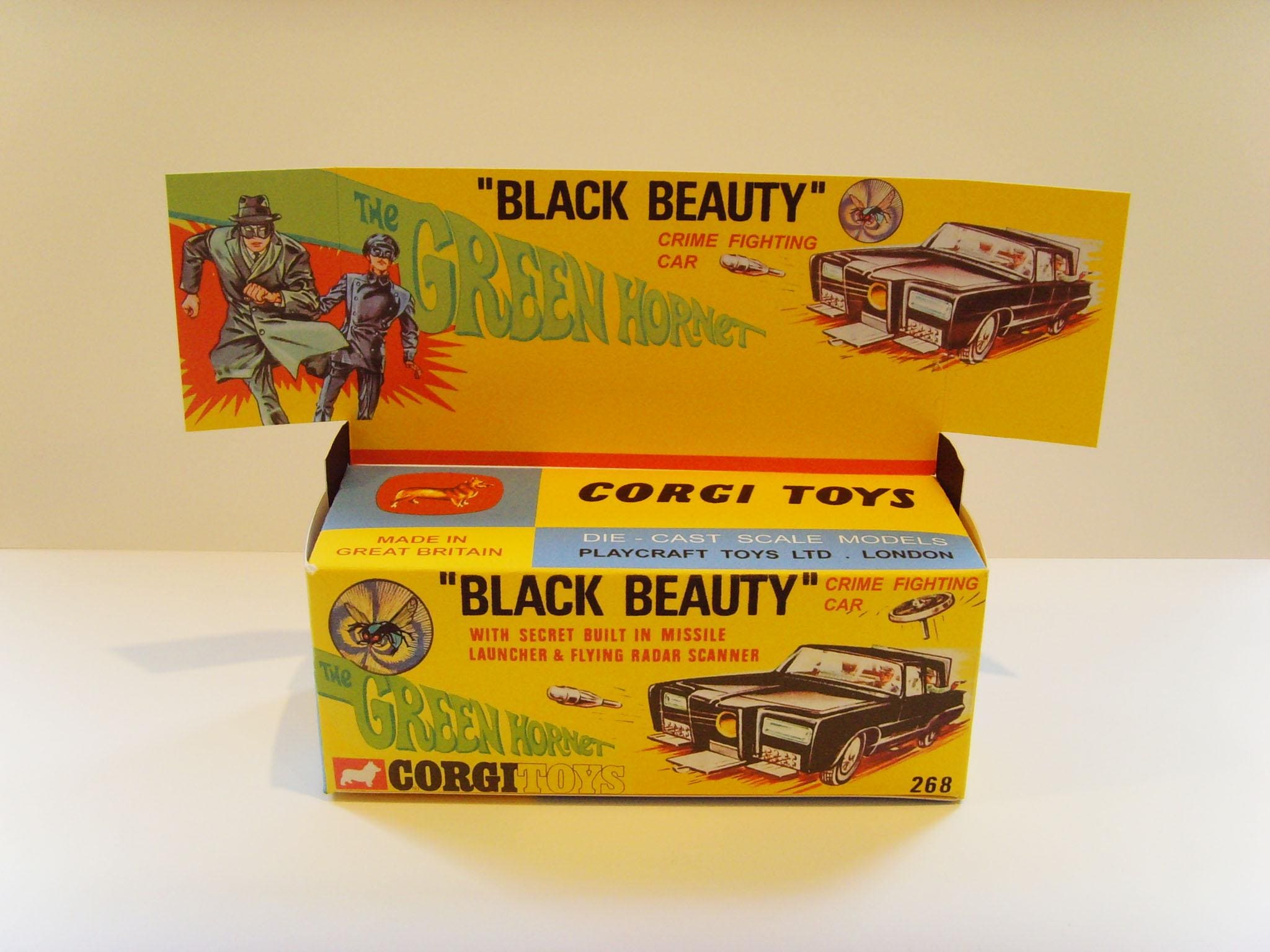 CORGI No.268 - GREEN HORNET - Black Beauty Custom Box and Display
