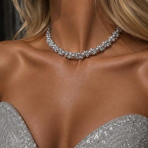 jewelry for grey dress Gray Dress with Jewelry