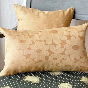 Gold Embroidered Pillow Covers Vintage Jacquard Cushion Cover Home Decor Accent Throw Pillow Case Housewarming Gift Sofa Decor