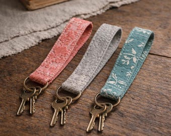 Vintage Fabric Cotton Keychains | Bag Charms, Bag Accessories, Purse Charm,