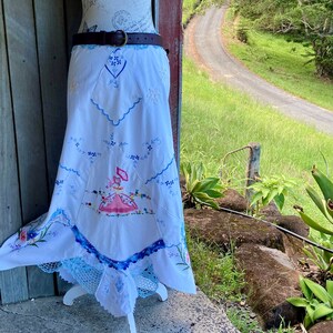 Embroidered skirt etsy store