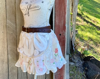 Korte boho-tuinrok ~ girly mini ~ zomeralternatief ~ k, m, l