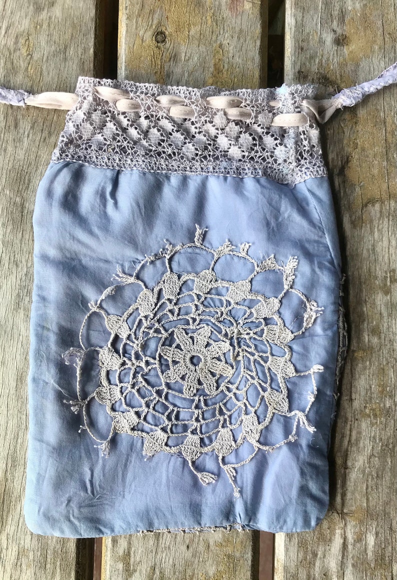 silk stash bag gift bag old fashioned style purse