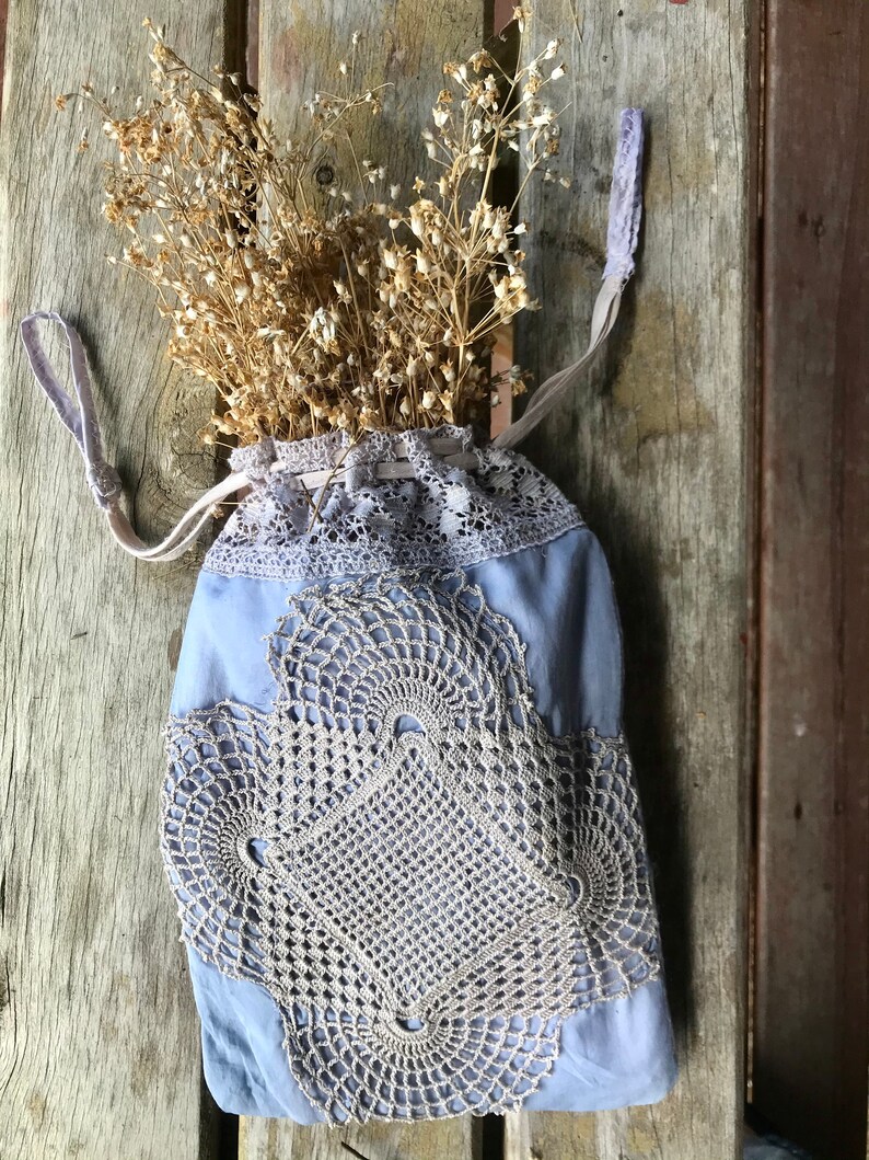 silk stash bag gift bag old fashioned style purse