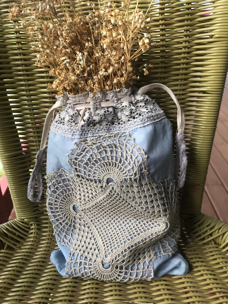 silk stash bag gift bag old fashioned style purse